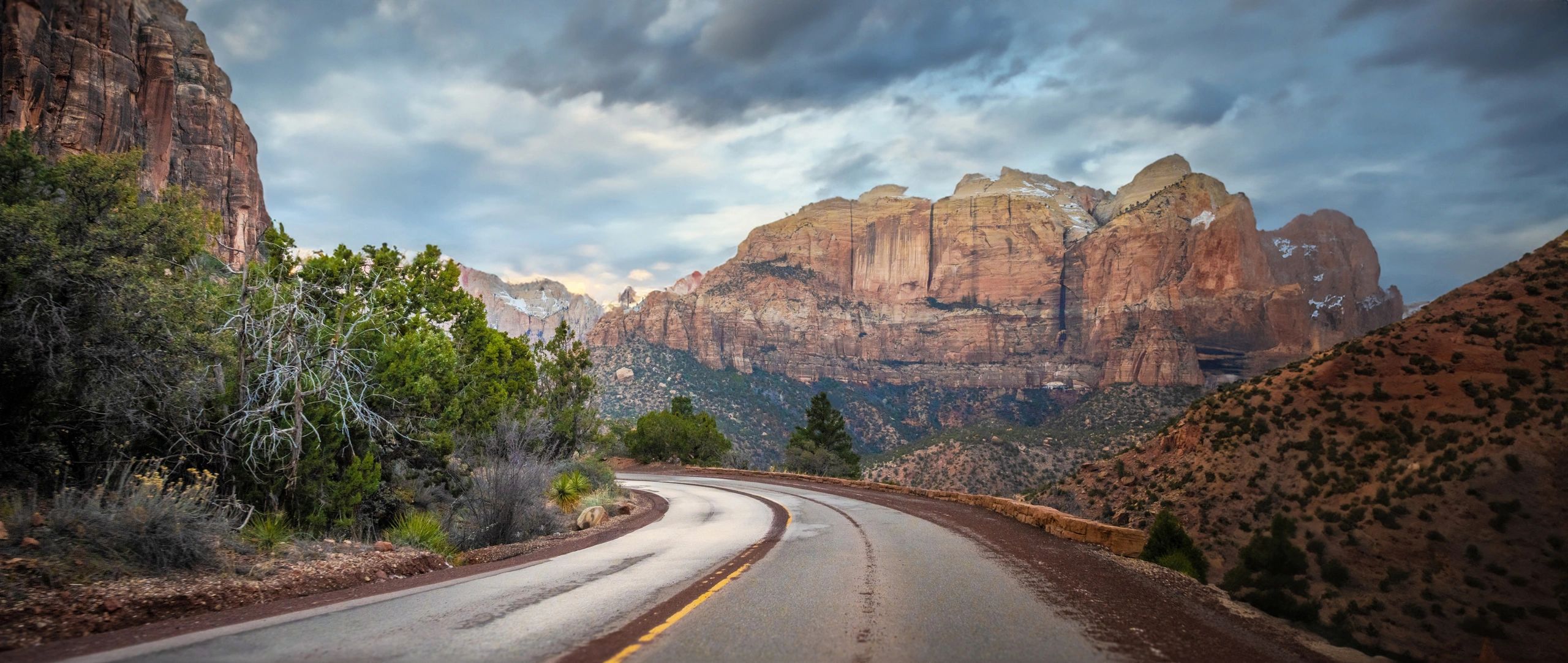 Mountain road in Arizona, representing the journey to recovery
